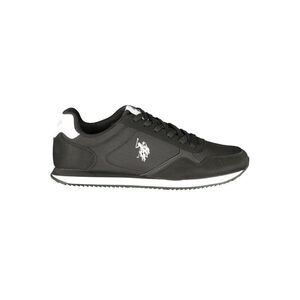 U.S. POLO ASSN. Black Polyurethane Men's Men's Sneaker